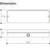 Led Bulkhead Emergency Light-LZAD500