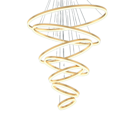 Soreva LED Spiral Chandelier