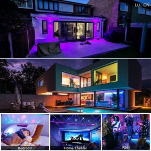 outdoor lighting design UAE with poolside and garden illumination