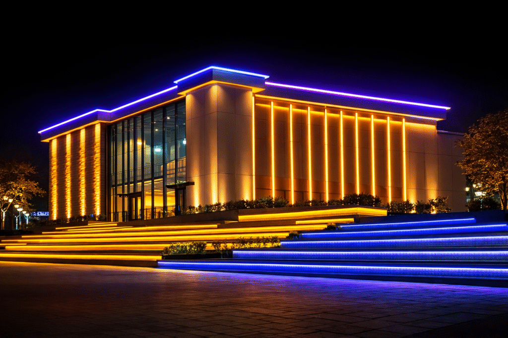 architectural facade lighting design approach