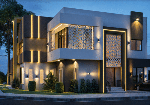 architectural facade lighting design approach