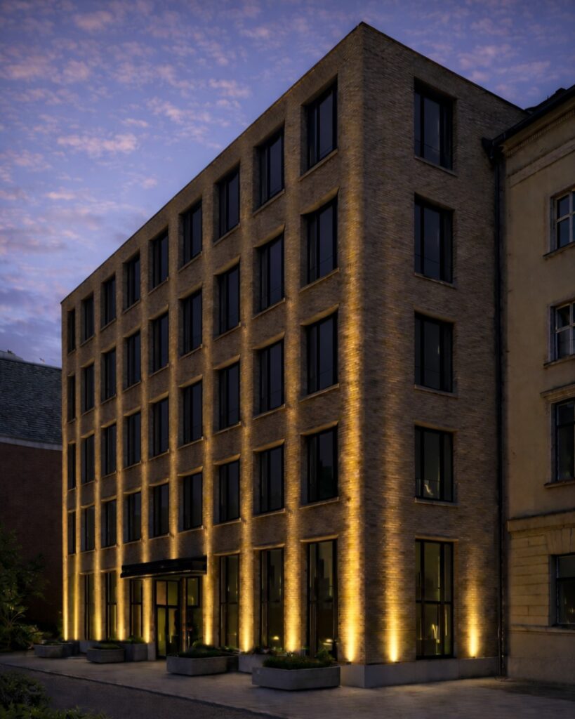 commercial facade lighting Riyadh Saudi Arabia