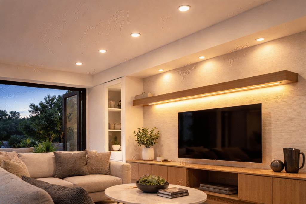 energy efficient LED lighting solutions for modern home interior
