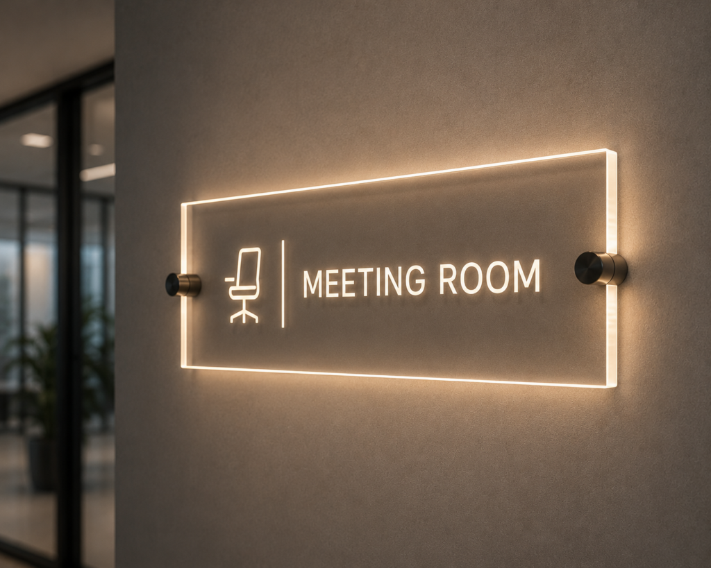 Edge-Lit Acrylic Signage