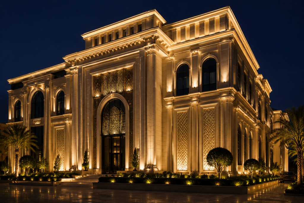 facade lighting service