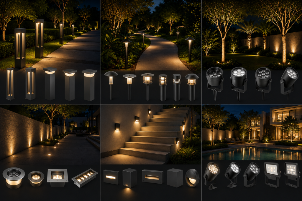 Types of landscape lights