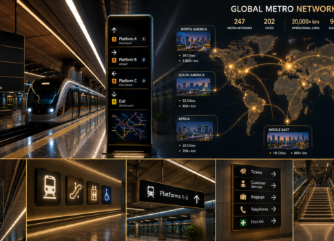 Metro Signage Solutions for Advanced Wayfinding, Station & Passenger Information Systems