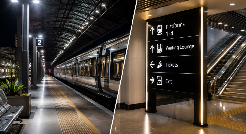 Railway Lighting & Signage Solutions