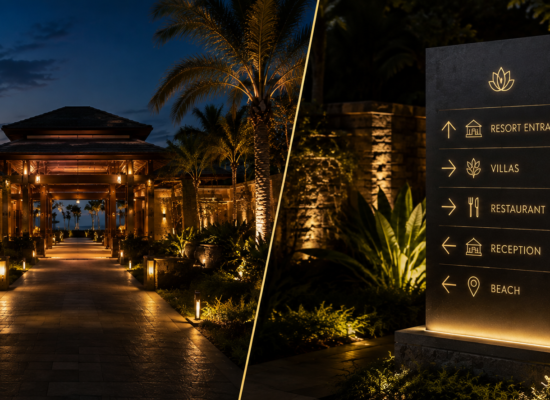 Resort Lighting & Signage Solutions