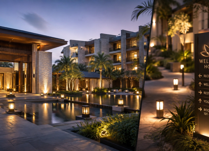 Wellness & Hotel Lighting & Signage Solutions