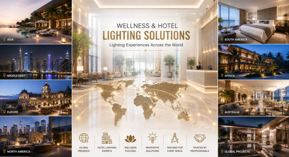 Wellness & Hotel Lighting Solutions for Luxury Hospitality Spaces Worldwide