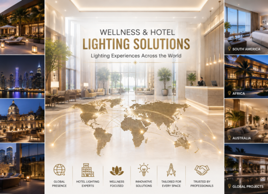 Wellness & Hotel Lighting Solutions for Luxury Hospitality Spaces Worldwide