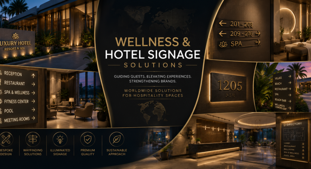 Global Architectural Signage for Hotels, Resorts & Wellness Destinations