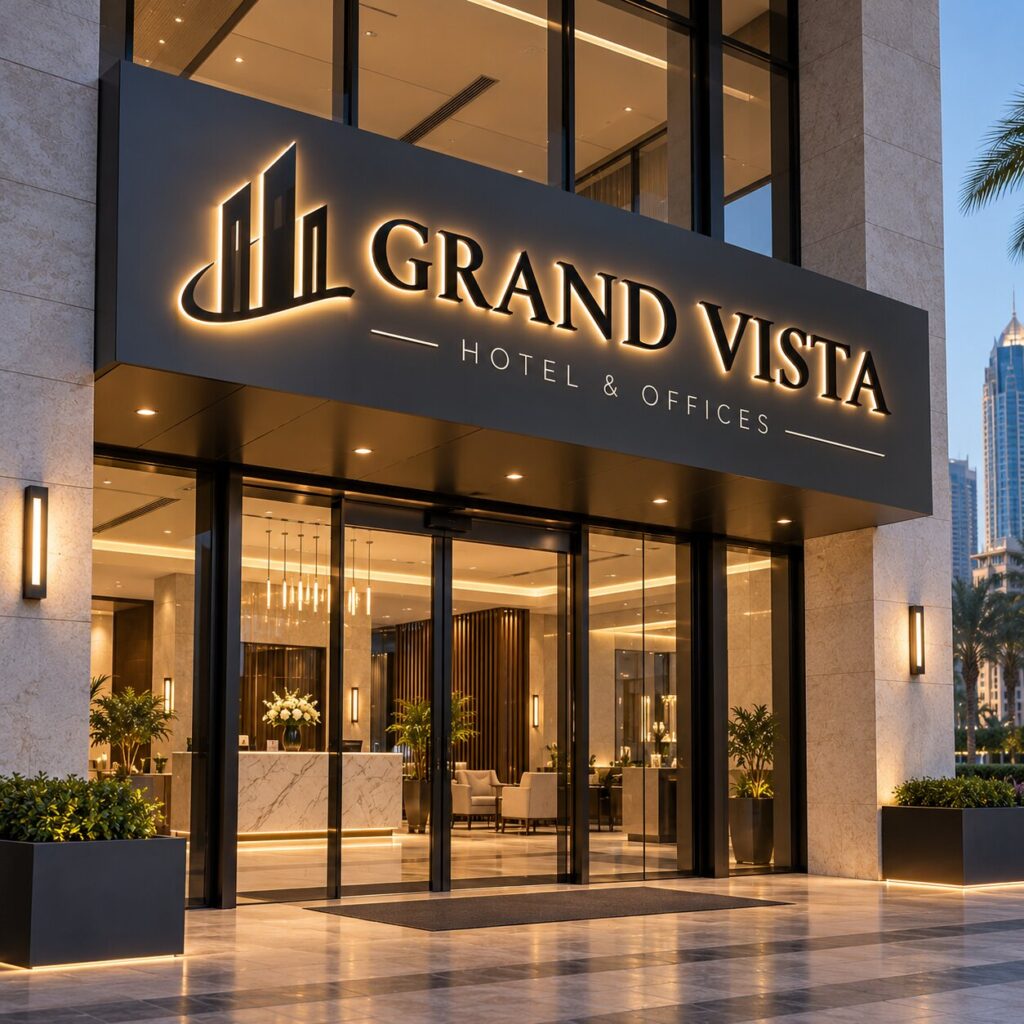 Custom Signage Design in UAE