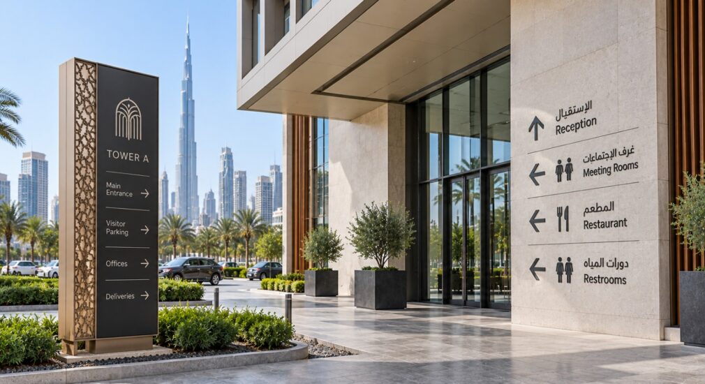 Custom Signage for UAE Projects: Design, Materials and Applications