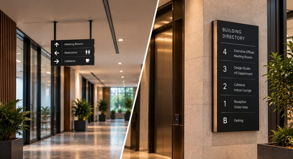 Directional vs Directory Signage: Key Differences, Uses and Design Tips