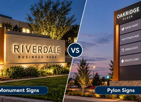 Monument vs Pylon Signs: Which Is Better for Commercial Projects?